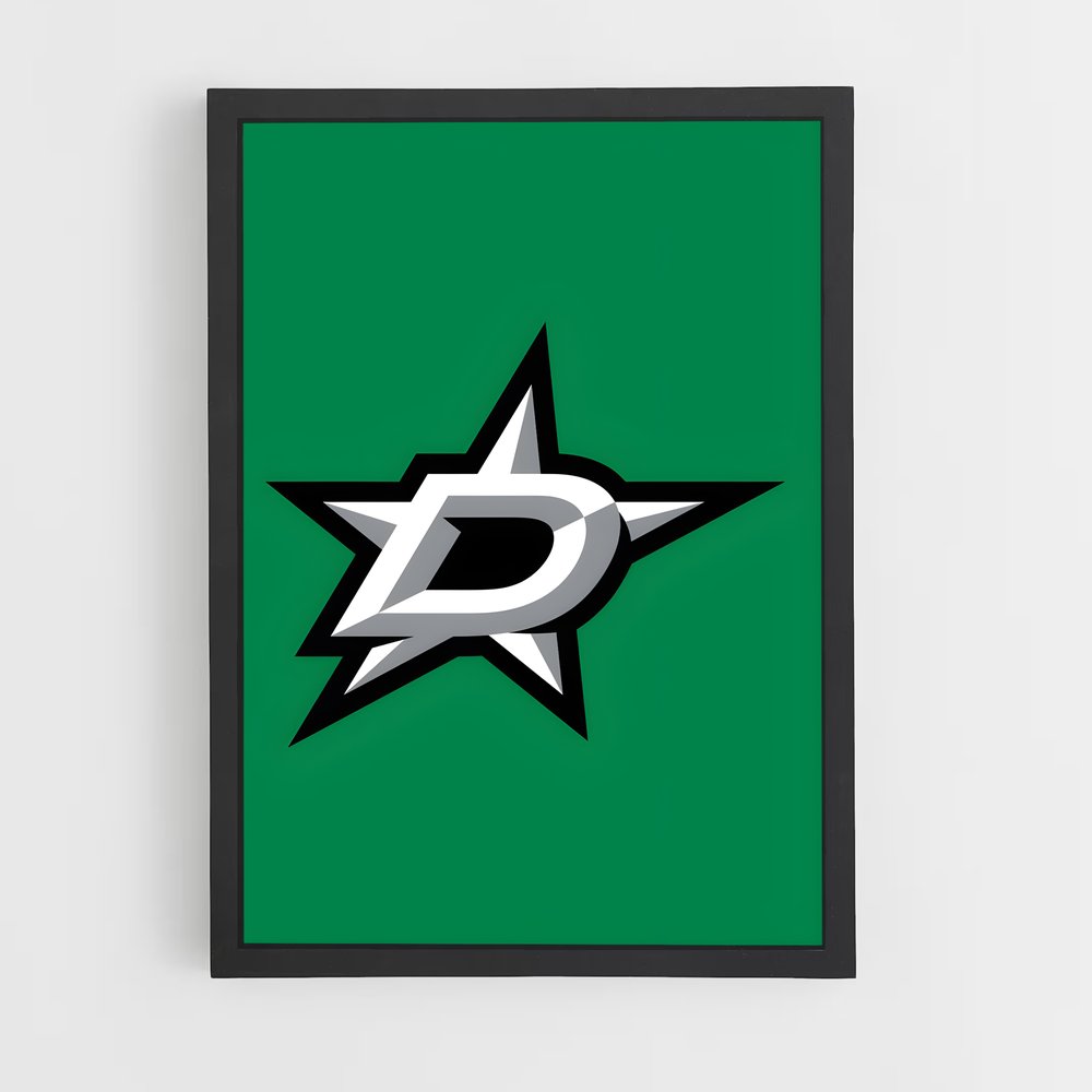 Poster Dallas stars – affiche Hockey sur glace (vue 2)